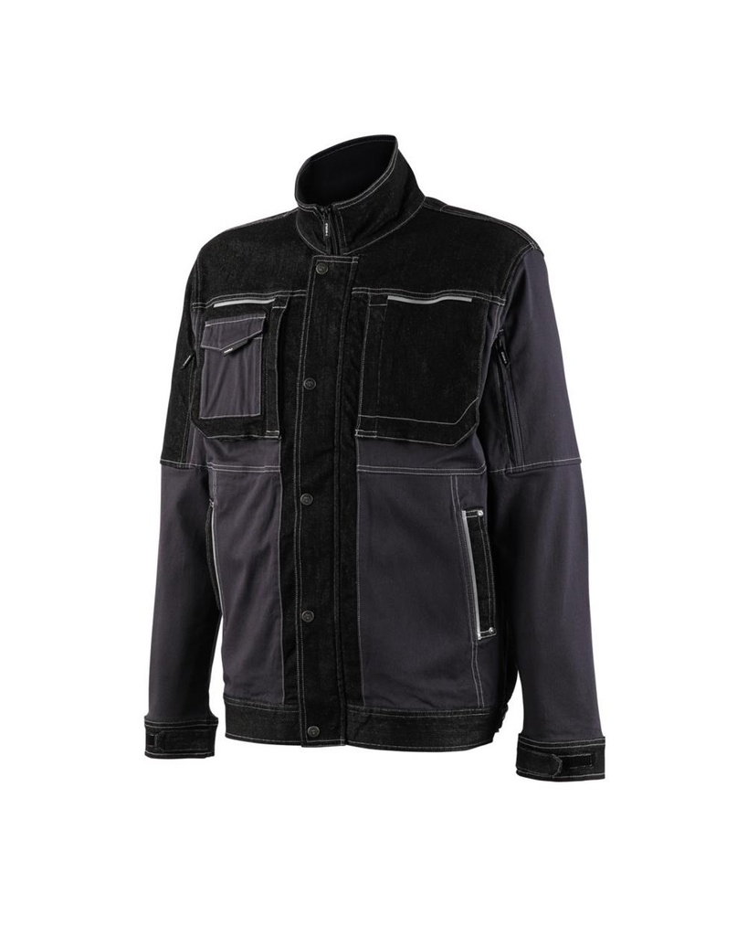 Chaqueta Iron Line Ónix Hombre Manga Larga | APERADOS Chile